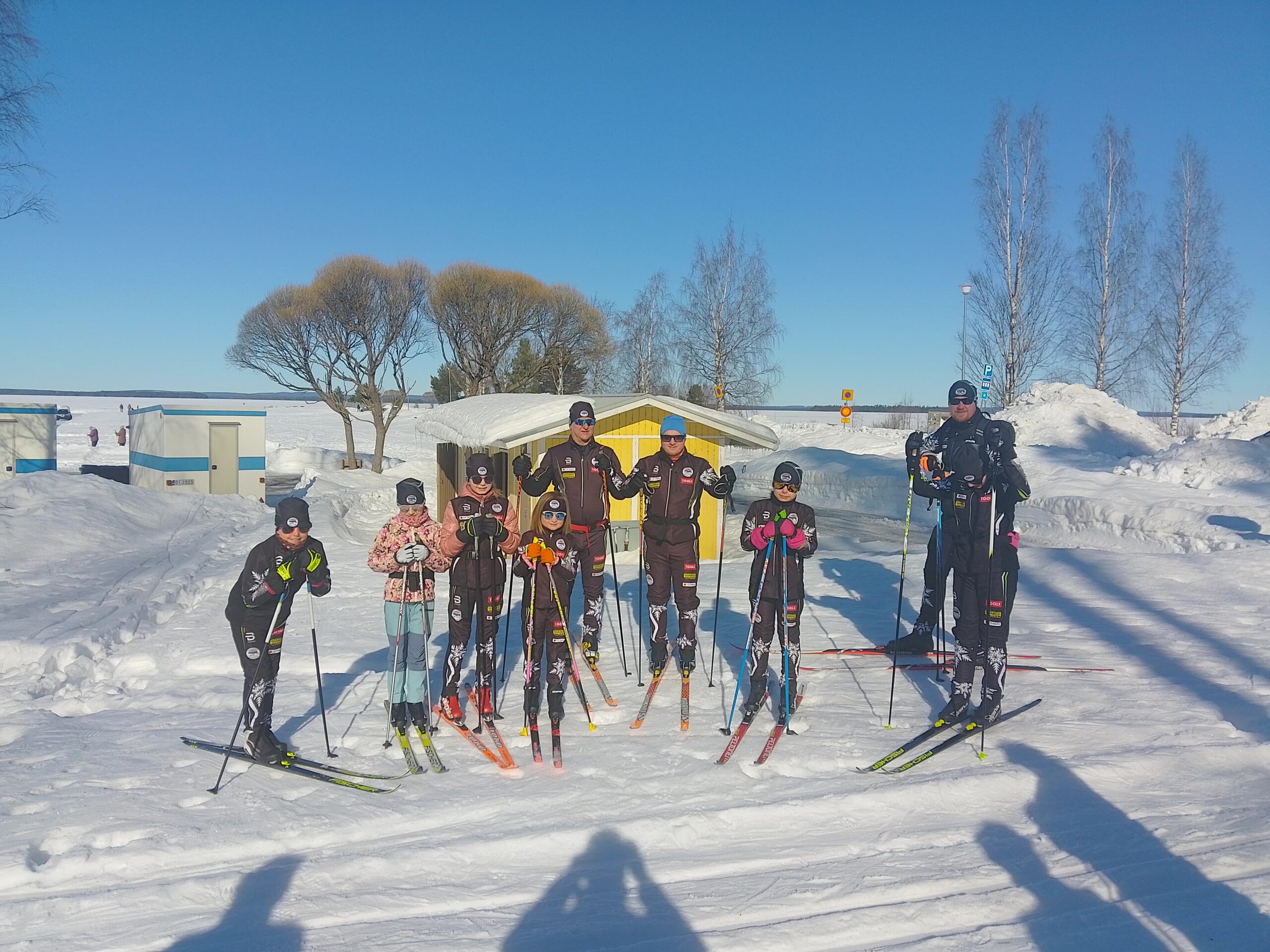 Hiihtolenkki jääladulla